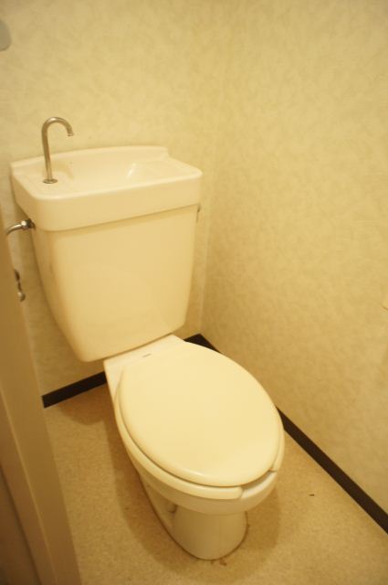 Toilet. It is a toilet with a clean