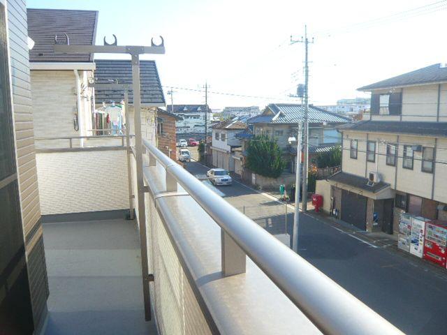 Balcony. It is wide. It will futon also plenty Jose