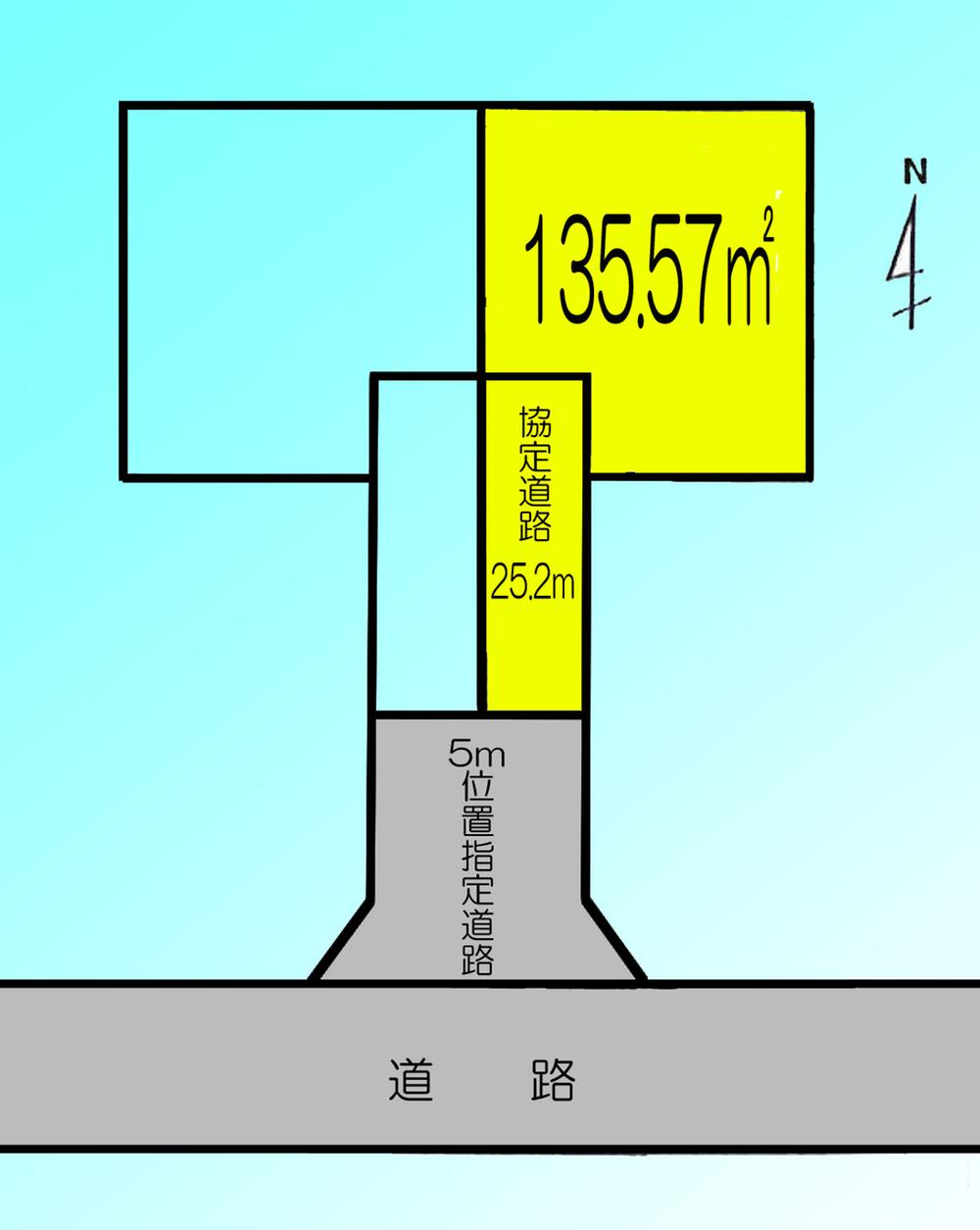 Compartment figure. Land price 34,800,000 yen, Land area 160.77 sq m