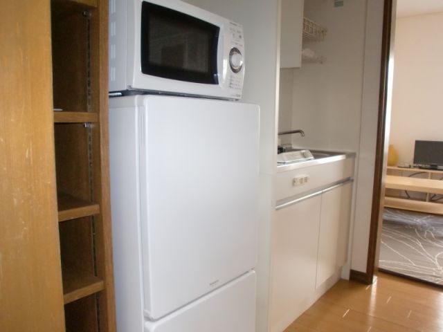 Other Equipment. Refrigerators also have a microwave oven! 