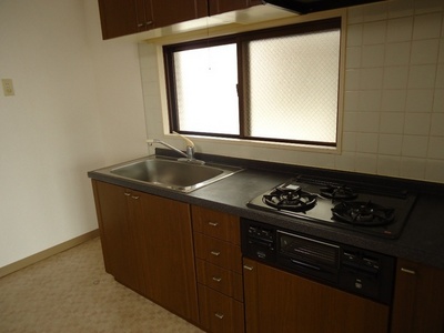 Kitchen. Convenient grill with system Kitchen! 