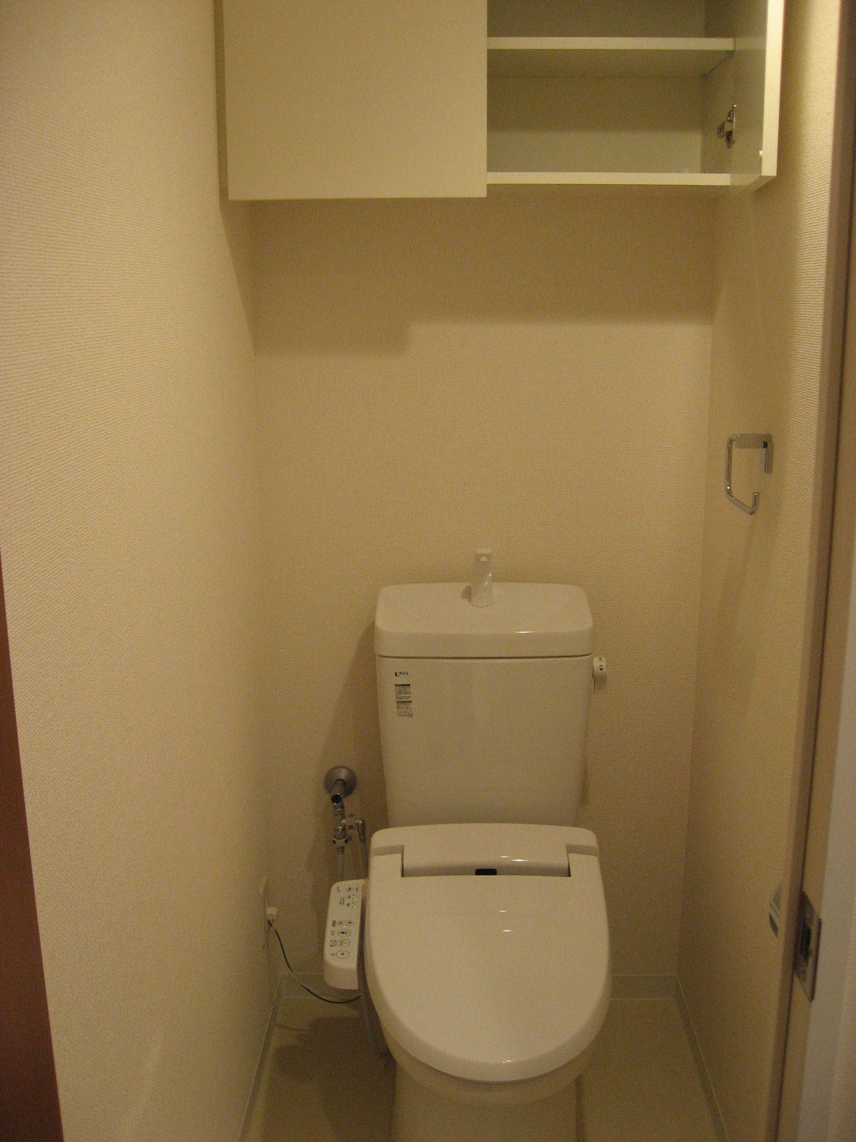 Toilet. Bidet ・ With hanging cupboard