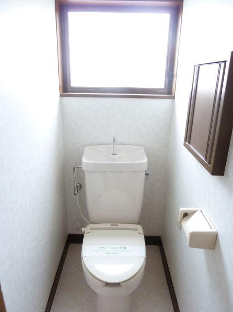 Toilet. It comes with window, Ventilation is also easy to. 