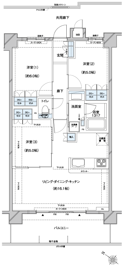 Floor: 3LDK, occupied area: 68.98 sq m, Price: 29,200,000 yen, now on sale