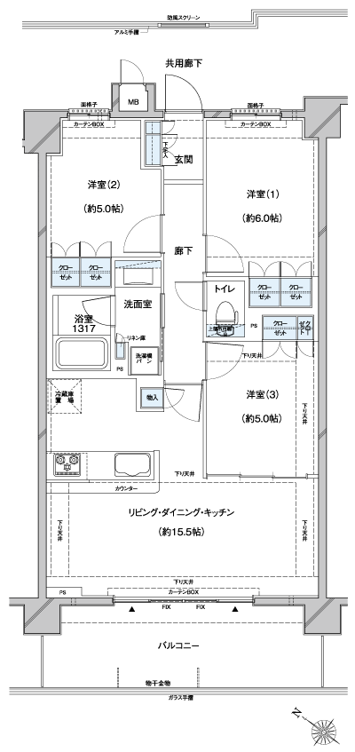 Floor: 3LDK, occupied area: 68.98 sq m, Price: 29,800,000 yen, now on sale