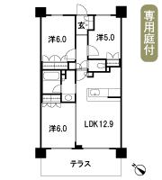 Floor: 3LDK, occupied area: 63.86 sq m, Price: 26,800,000 yen, now on sale
