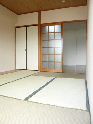 Living and room. Japanese-style room of Calm