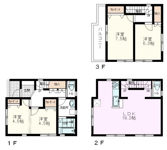 Other building plan example. Building plan example Building price 17 million yen, Building area 101.03 sq m  30.50 square meters 4LDK