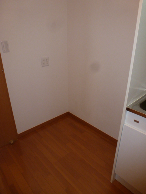 Other room space. Refrigerator put spacious space in the kitchen next to the space afford