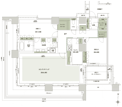 Floor: 2LDK + 2WIC + SIC, the occupied area: 140.16 sq m, Price: 100 million 51 million yen, currently on sale
