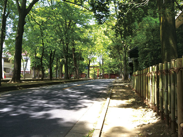 Surrounding environment. Hikawa Shrine (walk 23 minutes, About 1800m)