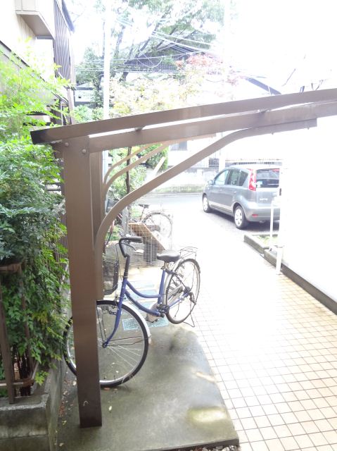 Other room space. With bicycle parking lot