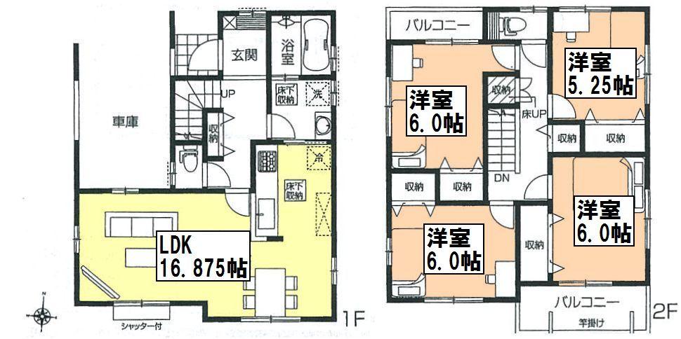 Floor plan. (10 Building), Price 28.8 million yen, 4LDK, Land area 101.14 sq m , Building area 111.79 sq m