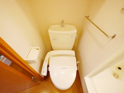 Toilet. Toilet (with warm water cleaning toilet seat)