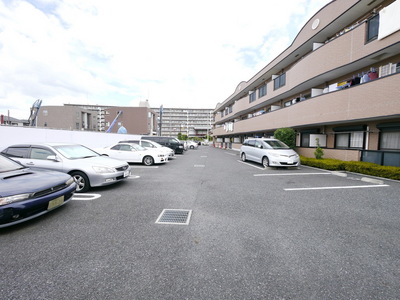 Parking lot. On-site parking