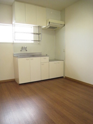 Kitchen. Bright kitchen with a window