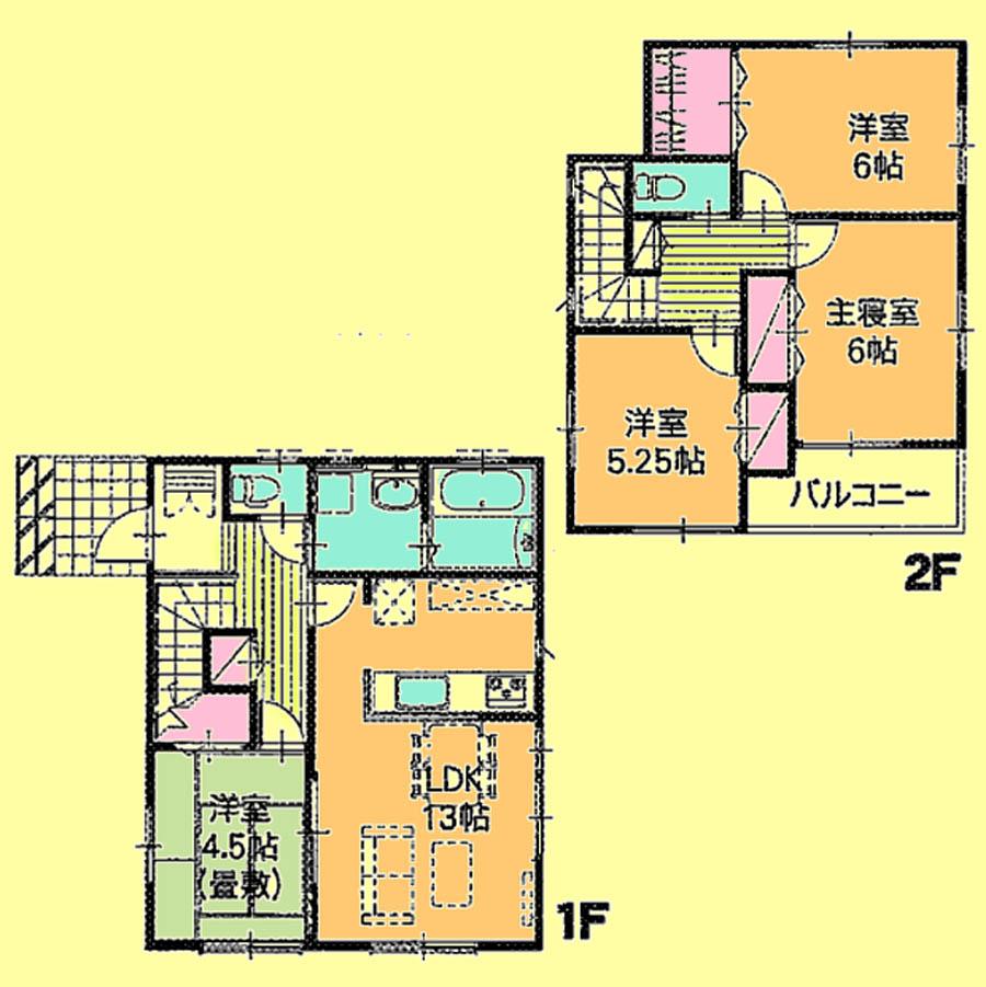 Floor plan. 24.4 million yen, 4LDK, Land area 108.11 sq m , Building area 89.56 sq m located view in addition to this, It will be provided by the hope of design books, such as layout. 