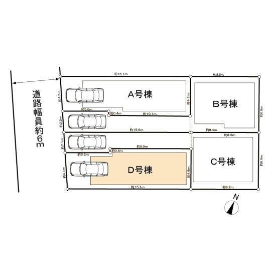 Compartment figure. 39,800,000 yen, 3LDK + S (storeroom), Land area 72.72 sq m , Building area 108.73 sq m