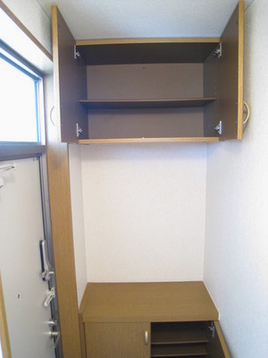 Entrance. Entrance storage is capable of storing a large number of shoes