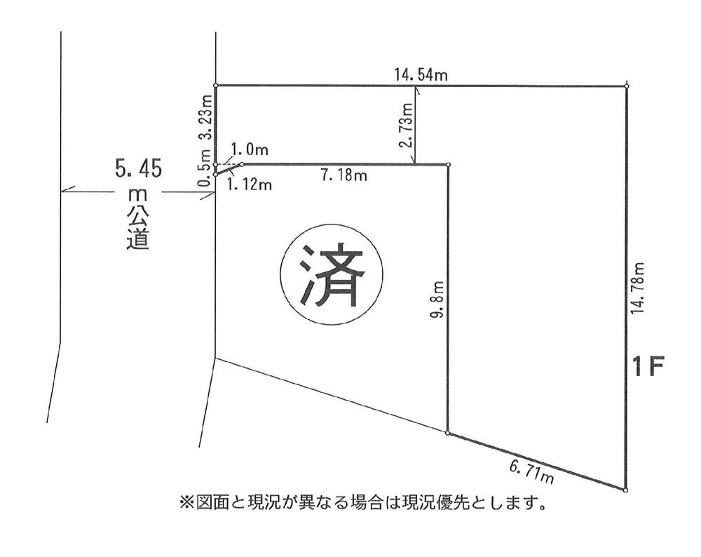 Compartment figure. Land price 41,710,000 yen, Land area 110.31 sq m