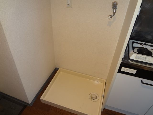 Other room space. It is indoor washing machine Storage