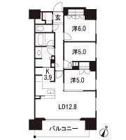 Floor: 3LDK + SIC, the occupied area: 76.04 sq m, Price: 54,500,000 yen, now on sale