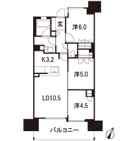 Floor: 3LDK, occupied area: 63.18 sq m, Price: 37,600,000 yen, now on sale