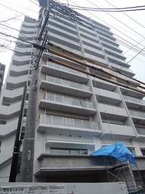 Building appearance. Of reinforced concrete apartment