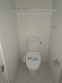 Toilet. With warm water washing toilet seat.