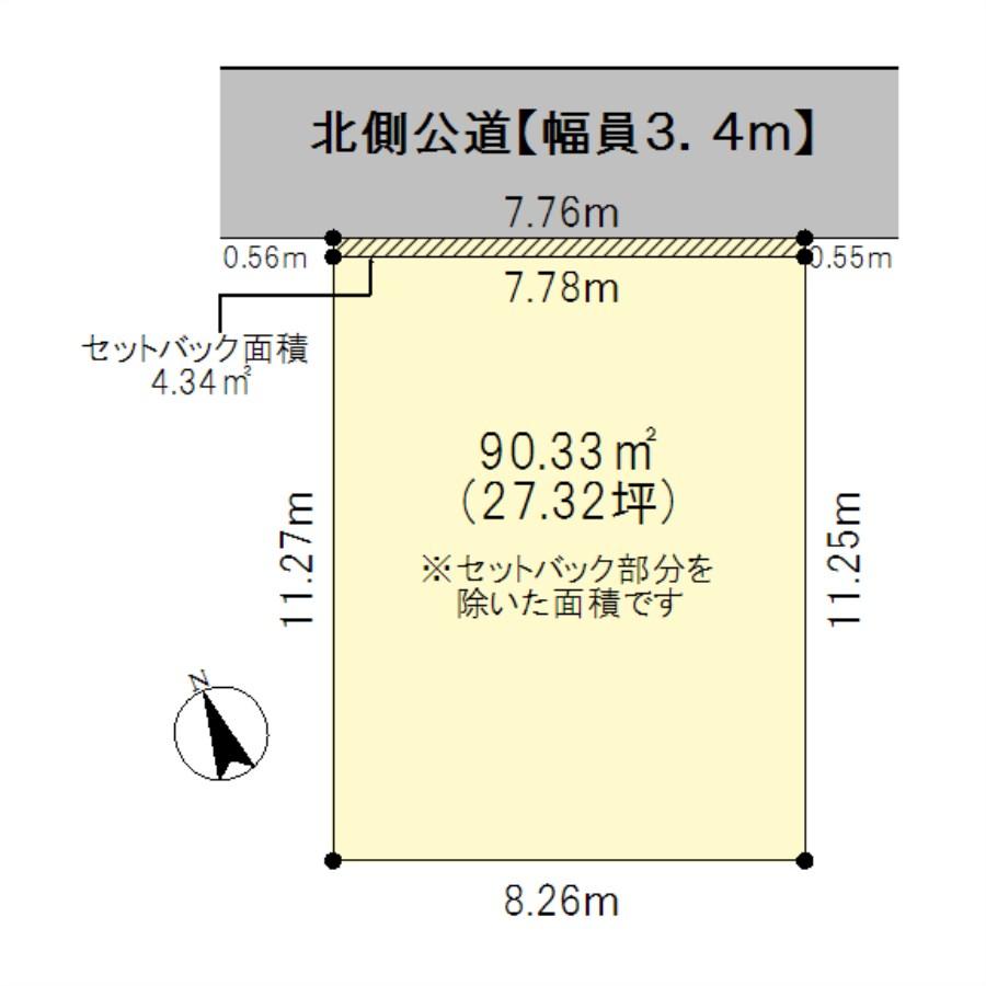 Compartment figure. 35,800,000 yen, 3LDK + 2S (storeroom), Land area 90.33 sq m , Building area 126.41 sq m