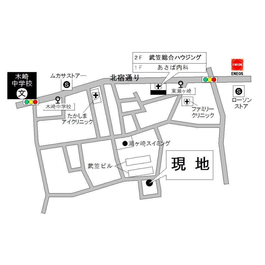 Local guide map. Urawa Ward City Segasaki 4-14-11