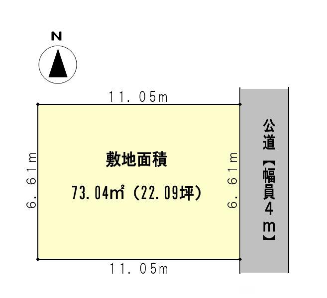 Compartment figure. Land price 41,800,000 yen, Land area 197.7 sq m 59 square meters of shaping land