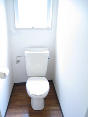 Toilet. You can also ventilation with windows!