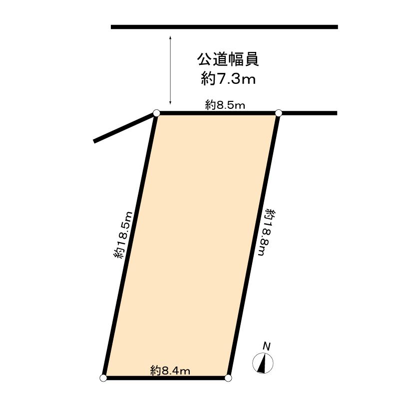 Compartment figure. Land price 64,800,000 yen, Land area 156 sq m