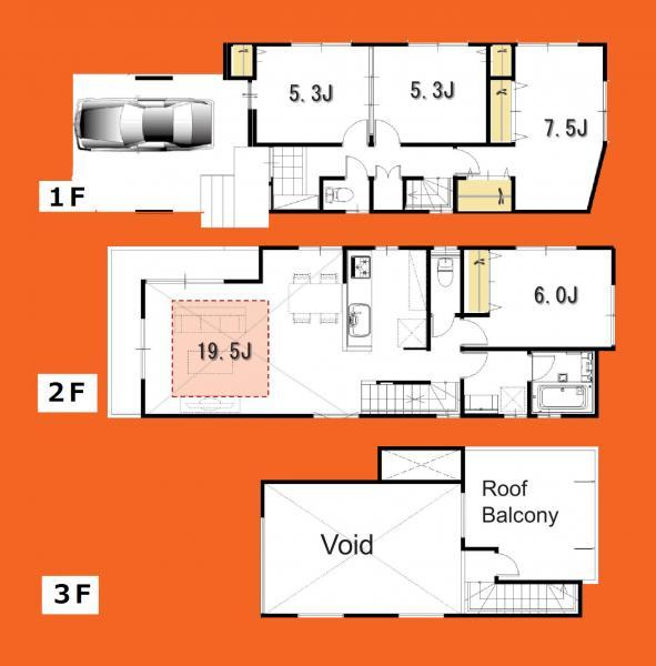 Floor plan. 44,800,000 yen, 4LDK, Land area 91.06 sq m , Building area 114.1 sq m