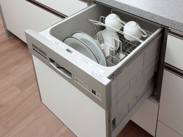Kitchen.  [Dishwasher] To reduce the burden of cleaning up meal, The dishwasher to create the time to interact with the family comes standard with.