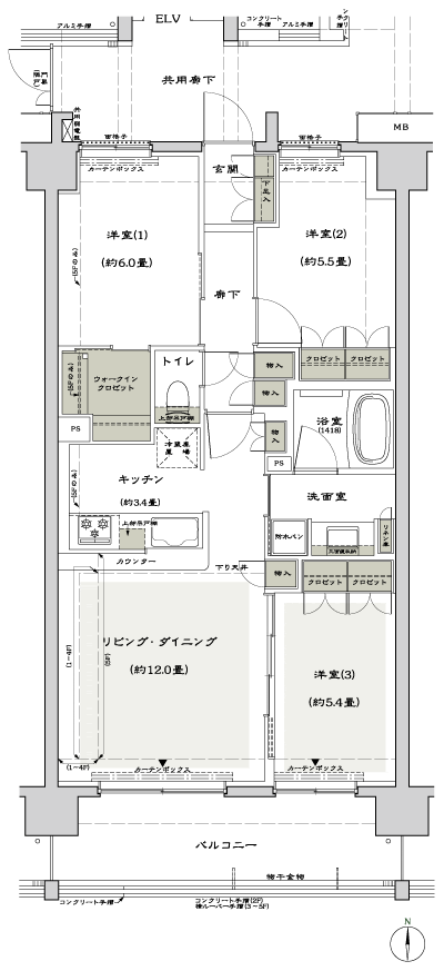 Floor: 3LDK + WIC, the occupied area: 72.76 sq m, Price: TBD
