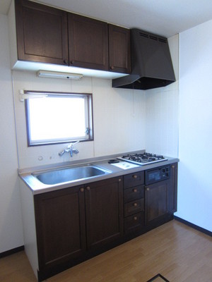 Kitchen. You can also ventilation with a popular system kitchen window