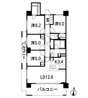 Floor: 4LDK + 2WIC + N, the area occupied: 85.5 sq m, Price: TBD