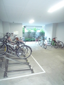 Other common areas. Bicycle parking for residents