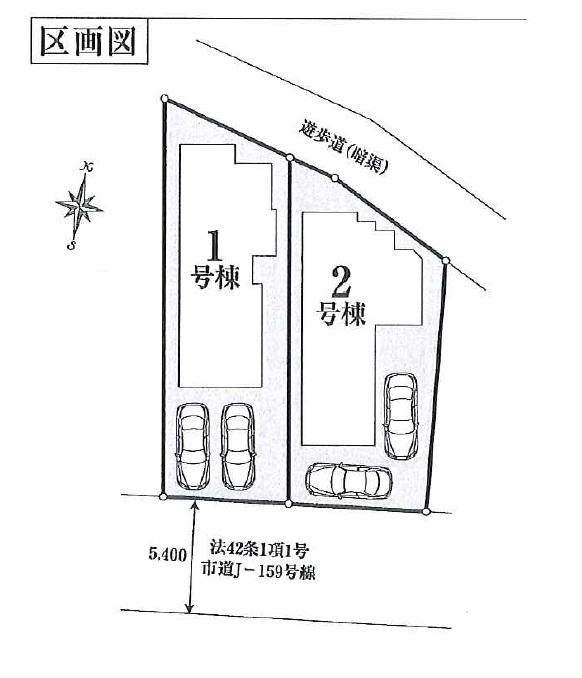 The entire compartment Figure. Compartment view (north side: promenade) Garage space two Allowed