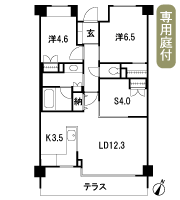 Floor: 3LDK + WIC, the occupied area: 67.89 sq m