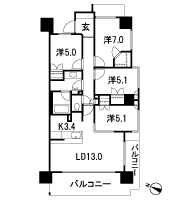 Floor: 4LDK + WIC, the occupied area: 86.45 sq m, Price: 56,700,000 yen ~ 59,200,000 yen, now on sale