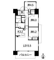Floor: 3LDK + WIC, the occupied area: 77.57 sq m, Price: 48,900,000 yen, now on sale