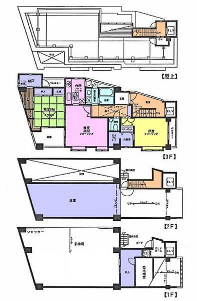 Floor plan. 47,800,000 yen, 2LDK+S, Land area 158.67 sq m , Building area 269.45 sq m