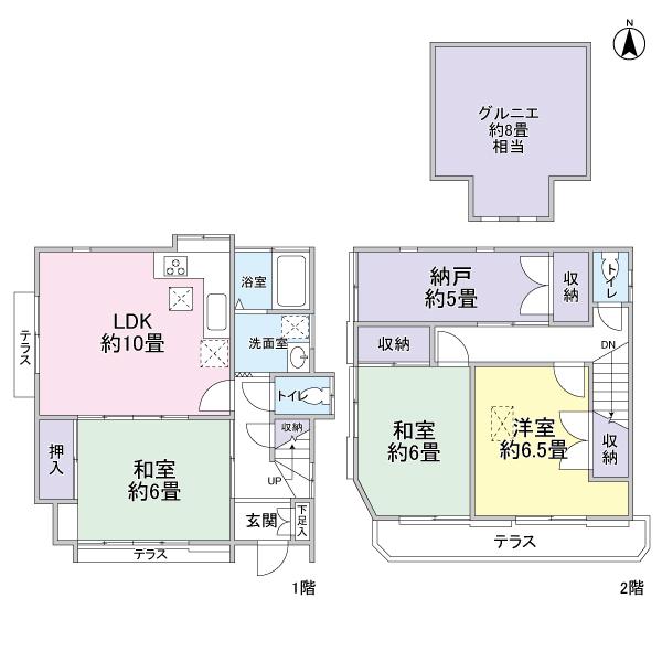 Floor plan. 27,800,000 yen, 3LDK + S (storeroom), Land area 102.62 sq m , Building area 80.63 sq m