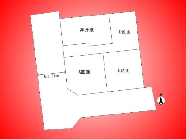 Compartment figure. Land price 24,800,000 yen, Land area 81.14 sq m