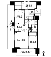Floor: 3LDK + N + 2WIC, occupied area: 75.44 sq m, Price: TBD