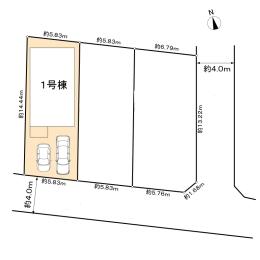 Compartment figure. 29,800,000 yen, 3LDK + S (storeroom), Land area 83.81 sq m , Building area 101.43 sq m