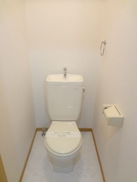 Toilet. It is a toilet with a clean